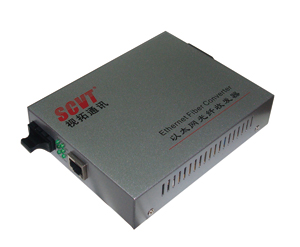 SCVT 10/100M内置光纤收发器